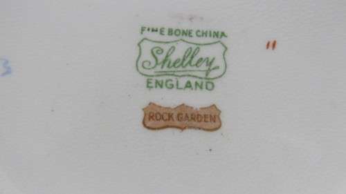 Beautiful Vintage Shelley Fine Bone China Chintz `Rock Garden` Pattern Teapot C. 1950