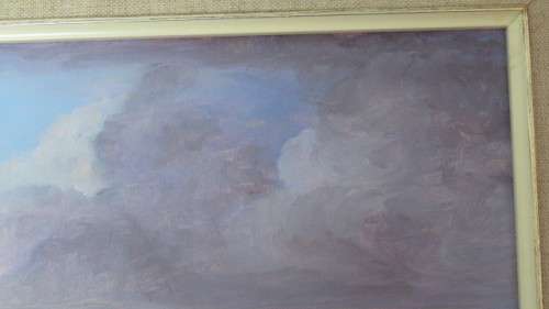 Lovely Framed Original Acrylic on Canvas Painting Karoo Landscape With Sheep/ Windmill. Signed Nico