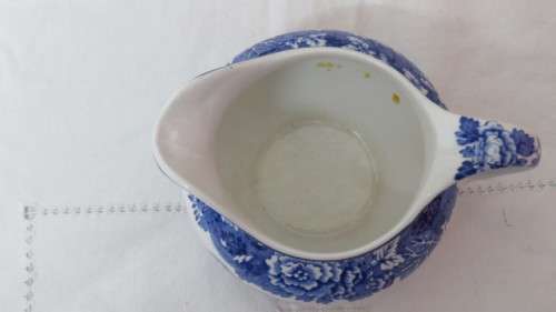 Lovely Vintage Enoch Wood`s `English Scenery` Woods Ware Semi-Porcelain Creamer H: 8,5 cm