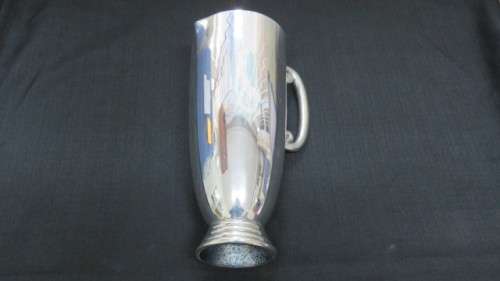 Stunning Vintage Carrol Boyes S. Africa (1954-2019) Large `Wave` Aluminium Water Jug H: 26,5cm