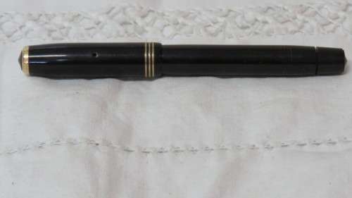 Vintage Parker Vacumatic Black Celluloid Fountain Pen With Parker Nib L: 13 cm