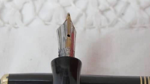 Vintage Parker Vacumatic Black Celluloid Fountain Pen With Parker Nib L: 13 cm