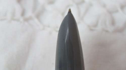 Vintage Parker 51 Grey Fountain Pen With Hooded Nib and 1/10 16ct Gold Filled Lid L: 14cm