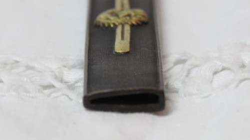 Antique Japanese Kozuka Samurai Sword Side Knife Blade Handle With Gold Buddhist Lion L: 9,5cm