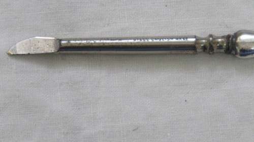 Stunning Antique Hallmarked Birmingham 1918-1919 Silver Nail Cleaner L: 10,5 cm 11.3 g