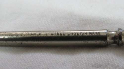 Stunning Antique Hallmarked Birmingham 1918-1919 Silver Nail Cleaner L: 10,5 cm 11.3 g