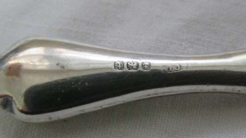Stunning Antique Hallmarked Birmingham 1918-1919 Silver Nail Cleaner L: 10,5 cm 11.3 g