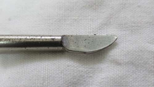 Stunning Antique Hallmarked Birmingham 1918-1919 Silver Nail Cleaner L: 10,5 cm 11.3 g