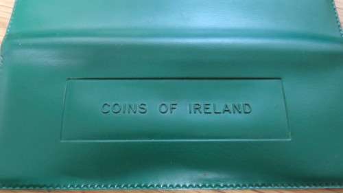Rare Set of Eight 1966 Irish Pre-Decimal Animal Coin Set in Green Wallet. Details in Description.