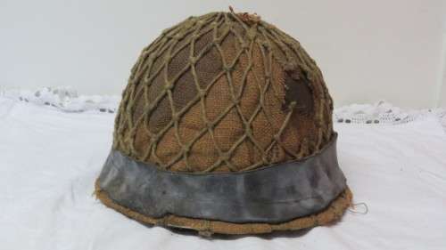 South African Defence Force M63 `Staaldak` Helmet With Webbing