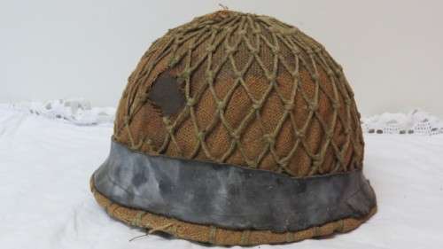 South African Defence Force M63 `Staaldak` Helmet With Webbing