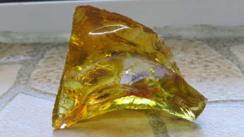 Gorgeous Lemurian Amber Andara Free Form Crystal 6 x 2,5 x 5 cm