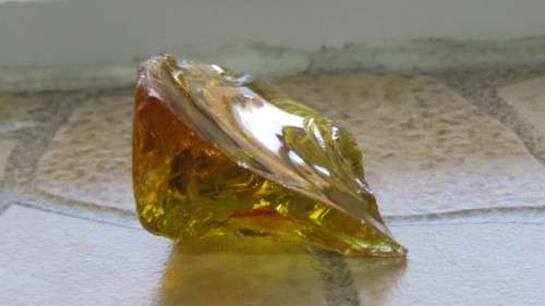 Gorgeous Lemurian Amber Andara Free Form Crystal 6 x 2,5 x 5 cm