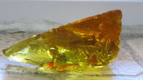 Gorgeous Lemurian Amber Andara Free Form Crystal 6 x 2,5 x 5 cm