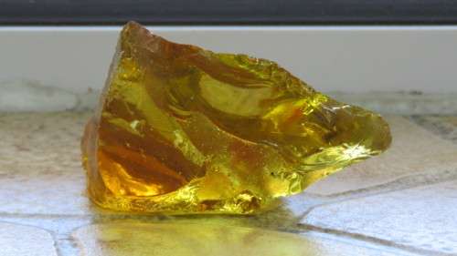 Gorgeous Lemurian Amber Andara Free Form Crystal 6 x 2,5 x 5 cm