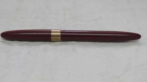Stunning Vintage Sheaffer Burgundy Barrel/Lid White Dot Fountain Pen L: 14,5 cm