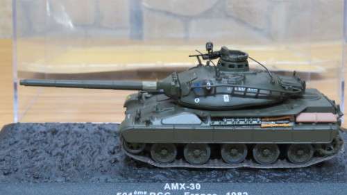 Stunning Boxed Deagostini Military AMX-30 501 RCC 1982 France Tank Scale 1:72 L: 13 cm