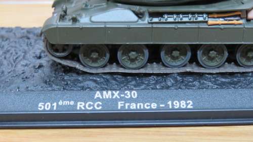 Stunning Boxed Deagostini Military AMX-30 501 RCC 1982 France Tank Scale 1:72 L: 13 cm
