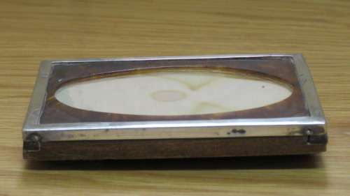 Gorgeous Vintage Hallmarked Sterling Silver/Tortoise Shell Picture Photo Frame 65.6g See Description