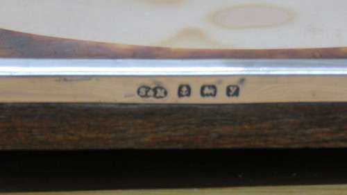 Gorgeous Vintage Hallmarked Sterling Silver/Tortoise Shell Picture Photo Frame 65.6g See Description