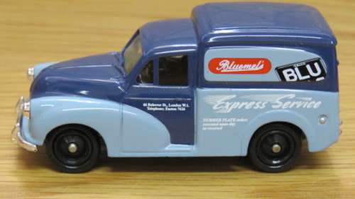 Boxed Vintage Corgi Limited Edition Days Gone Morris Minor Van Bluemels Express Service L: 8cm
