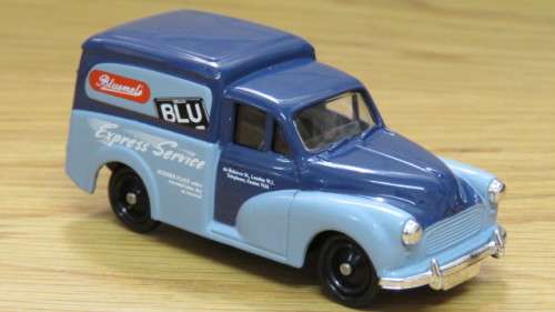 Boxed Vintage Corgi Limited Edition Days Gone Morris Minor Van Bluemels Express Service L: 8cm