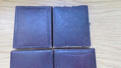 Lot of Three Victorian Ambrotypes and One Daguerreotype in Full Split Cases. Details in Description