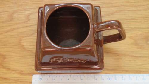 Wonderful Vintage Carlton Ware Cadbury`s Chocolate Chunk Mug 1970-1980`s H: 8cm