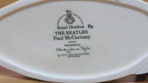 Awesome Vintage Royal Doulton Beatles Paul McCartney D6724 Toby Jug H: 14 cm