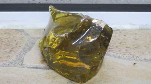 Beautiful Lemurian Amber Andara Free Form Crystal 5,5 x 4,4 x 3 cm