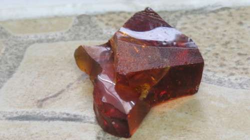 Stunning Golden Sun Amber Andara Monatomic Free Form Crystal 6,6 x 5 x 1,7 cm