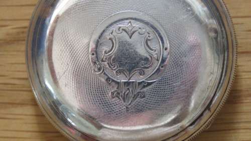 Silver Hallmarked 1883 London Robert John Pike English Lever Pocket Watch No Winding Key 116 g