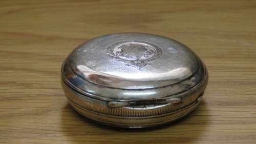 Silver Hallmarked 1883 London Robert John Pike English Lever Pocket Watch No Winding Key 116 g