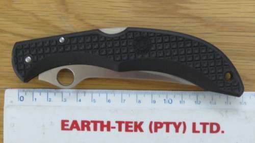 Superb Vintage Spyderco Catcherman Clipit Fillet Folding Knife L: 15 cm