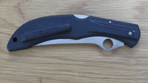 Superb Vintage Spyderco Catcherman Clipit Fillet Folding Knife L: 15 cm