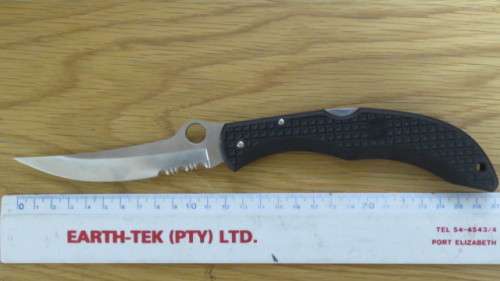 Superb Vintage Spyderco Catcherman Clipit Fillet Folding Knife L: 15 cm