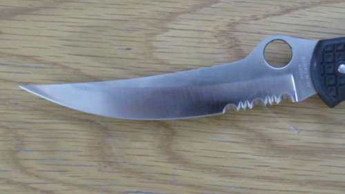 Superb Vintage Spyderco Catcherman Clipit Fillet Folding Knife L: 15 cm