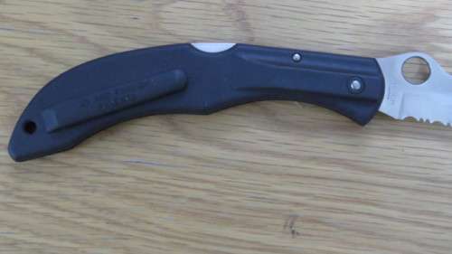 Superb Vintage Spyderco Catcherman Clipit Fillet Folding Knife L: 15 cm