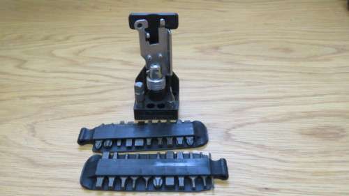 Awesome Vintage Leatherman Tool Adapter and Bit Kit With Leather Pouches