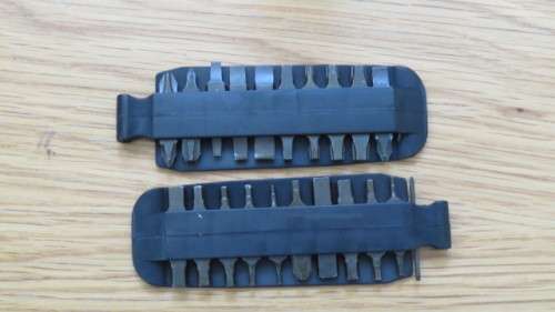 Awesome Vintage Leatherman Tool Adapter and Bit Kit With Leather Pouches