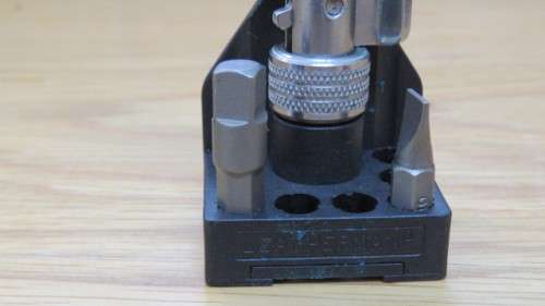 Awesome Vintage Leatherman Tool Adapter and Bit Kit With Leather Pouches
