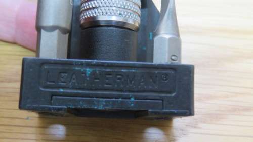 Awesome Vintage Leatherman Tool Adapter and Bit Kit With Leather Pouches