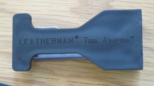 Awesome Vintage Leatherman Tool Adapter and Bit Kit With Leather Pouches
