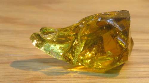 Stunning Lemurian Amber Andara Free Form Crystal 5 x 3,6 x 2 cm