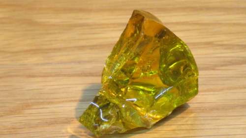 Stunning Lemurian Amber Andara Free Form Crystal 5 x 3,6 x 2 cm