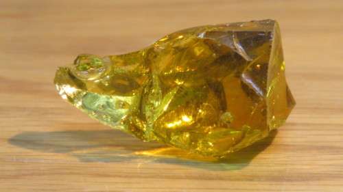 Stunning Lemurian Amber Andara Free Form Crystal 5 x 3,6 x 2 cm