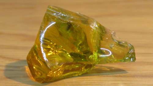 Stunning Lemurian Amber Andara Free Form Crystal 5 x 3,6 x 2 cm