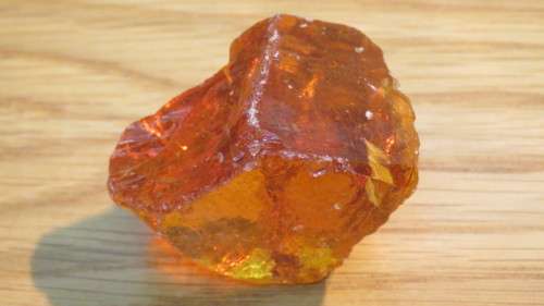 Gorgeous Lemurian Sunrise Orange Andara Free Form Crystal 4,5 x 2,5 x 3 cm