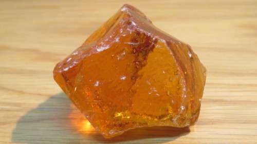 Gorgeous Lemurian Sunrise Orange Andara Free Form Crystal 4,5 x 2,5 x 3 cm