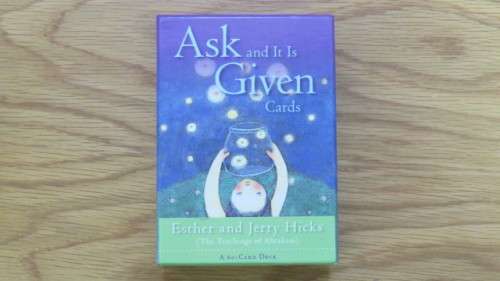 Boxed 60-Card Deck `Ask and It Is Given` Cards By Esther and Jerry Hicks (The Teachings of Abraham)